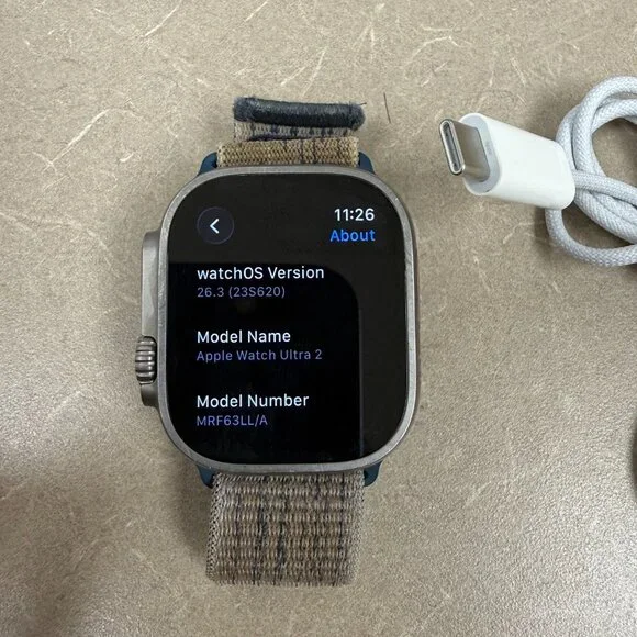 Apple Watch Ultra 2 (GPS + Cellular) 49MM - Nike Band + Charger included